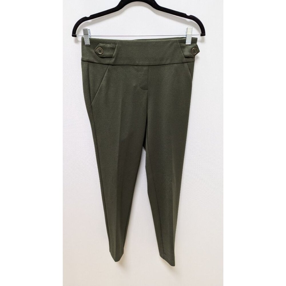 Soho Apparel Ltd. Dark Green Pull-On Skinny Pants